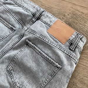 Zara dark wash high waisted mom jeans